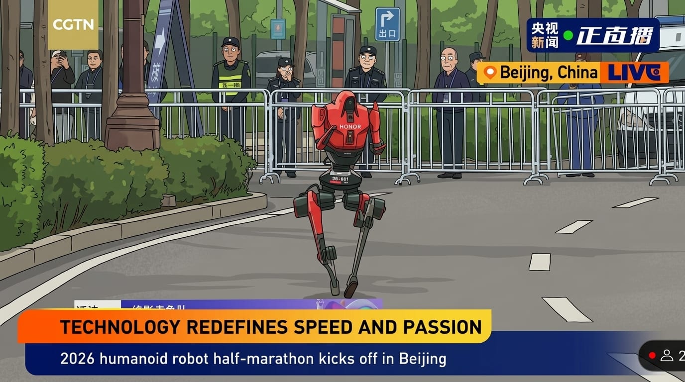 Humanoid Robot Ran Record Half Marathon, Couldn't Stick The Landing